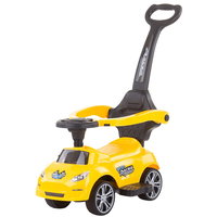 Masinuta de impins Chipolino Turbo yellow cu maner, Chipolino
