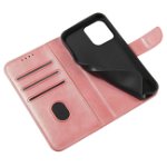 Husa Magnet Wallet Stand compatibila cu Xiaomi 13 Lite Pink, OEM