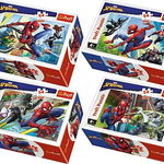 Trefl Puzzle 54el Mini Disney Marvel Czas na Spider- Mana 54164 Trefl 19605,19606,19607,19608, Trefl