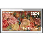 Samsung Televizor Samsung Tablou QLED The Frame 55LS03D, 138 cm, Smart, 4K Ultra HD, 100 Hz, Clasa G (Model 2024), Negru, Samsung