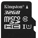 Kingston MicroSDXC 32GB Clasa 10 UHS-I SDC10G2/32GBSP, Kingston