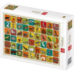 Deico Puzzle 1000 Kolekcja - Leśne zwierzęta