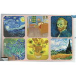 Set 6 suporturi pahare: Vincent Van Gogh, -