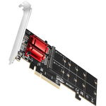 Adaptor AXAGON PCEM2-ND 1x PCI-E Male - 2x M.2 PCI-E SSD, Axagon