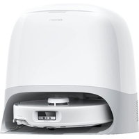 Robot de aspirare Roborock Qrevo Curv 5A1 QRCS02-00, 18500 PA, tehnologie HyperForce, mop FlexiArm 200rpm, AdaptiLift, sistem Dual Anti-Tangle, dock multifunctional 3.0, autocuratare cu apa fierbinte, uscare cu aer cald, alb