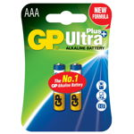 Baterie gp batteries, ultra+ alcalina aaa (lr03) 1.5v alcalina, blister 2 buc. "gp24aup-2ue2" "gppca24up027" (include tv 0.16lei)