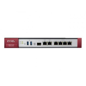 ZyXEL ZYXEL USG Flex Firewall 10/100/1000 2xWAN 4xLAN/DMZ ports 1xSFP 2xUSB with 1 Yr UTM bundle, ZyXEL