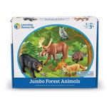 Set 5 figurine Animalute din padure Learning Resources, 18 luni+, Learning Resources