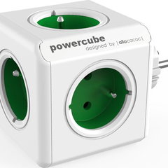 Cablu de alimentare Allocacoc PowerCube Original prize verzi, PowerCube