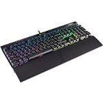 Tastatura mecanica gaming Corsair K70 RGB MK.2 Rapidfire, iluminare RGB, switch MX Speed, Negru