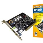 Placa de captura COMPRO VideoMate C100, PCI, Ugreen