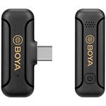 Lavaliera Boya BY-WM3T2-U1, mini lavaliera cu microfon omnidirectional fara fir cu transmitator si receiver USB-C, BOYA 