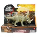 Dinozaur Styracosaurus. Jurassic World Dino Escape Fierce Force, 