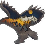 Decoratiune interioara luminoasa forma vultur, GAVE