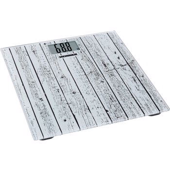 Cantar de persoane Heinner HBS-150WHP, 150 kg, display, sticla securizata, gri