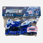 Set 4 vehicule Police, 28.5×22×5cm, +3ani, en-gros, 