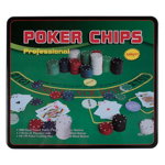 Set Master Poker, 500 Jetoane, cutie metalica