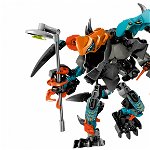 Set de constructie LEGO Hero Factory - Splitter Beast vs. Furno & Evo 44021