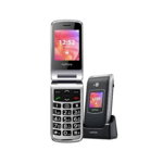 Telefon Mobil Rumba 2 Cu Clapeta Single Sim 2G 0.3Mp 800mAh Negru/Argintiu, MyPhone