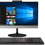 Sistem All-in-one Lenovo 21.5 inch V410z Black, Intel Celeron G3930T, 4GB DDR4, 500GB HDD, HD graphics 610, Win 10 PRO, black