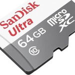 Card SanDisk Ultra Lite MicroSDXC 64 GB clasa 10 UHS-I (SDSQUNR-064G-GN3MA), SanDisk