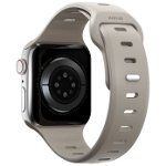 Accesoriu smartwatch Sport Slim Strap compatibila cu Apple Watch 4/5/6/7/8/SE/Ultra 42/44/45/49mm, M/L, Bej, NOMAD