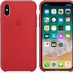 Husa Apple silicon red pt Iphone X MQT52ZM-A