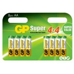 Baterie gp batteries, super alcalina aa (lr6) 1.5v alcalina, blister 8 buc. "gp15a4/4-2pl8" "gppca15as087" (include tv 0.64lei)