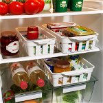 Set 3 cosuri de organizare pentru frigider