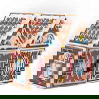 Set de constructie piese magnetice CreateOn Magna-Tiles Casuta din turta dulce 13 piese