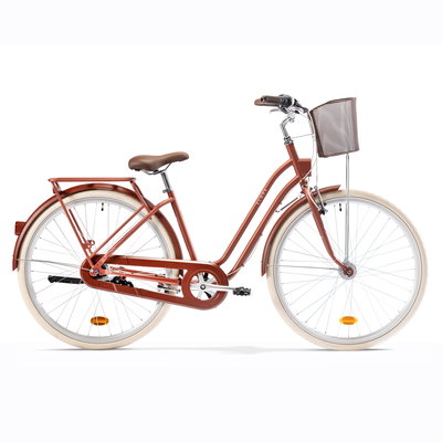 Bicicletă de oraș Elops 540 cadru jos albastru