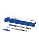 2 ballpoint pen refills (b) royal blue , Montblanc