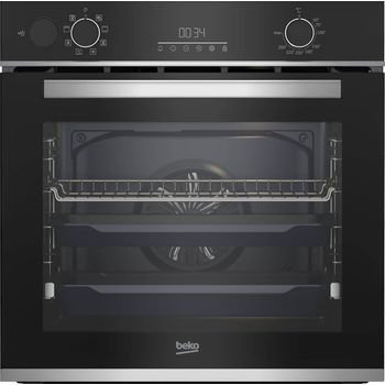 Cuptor incorporabil Beko BBIS13300XMSE 72 L 3D Cooking AeroPerfect SteamShine SoftClose Grill Negru