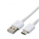 Cablu de date Samsung (EP-DW700CWE), USB Type-C, White (Bulk Packing)