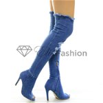 Cizme Gorgeous Blue Jeans #4662