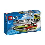 Lego City Transportor de barca de curse L60254