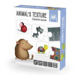 Puzzle educativ Montessori - Texturile animalelor | Eurekakids, Eurekakids