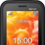 Telefon Mobil Maxcom MM142 Dual SIM negru (MAXCOMMM142BLACK), Maxcom