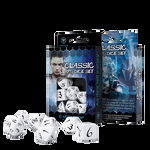 Classic RPG Dice Set white & black, Fantasy Flight Games