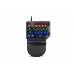 Tastatura gaming mecanica Motospeed K27 cu fir de 1.5m, conexiune USB, iluminat RGB, Negru - 60505162