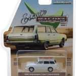 1968 Volkswagen Type 3 Squareback - Lotus White with Roof Rack Solid Pack - Estate Wagons Series 1 1:64, GREENLIGHT