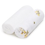 T-TOMI BIO Muslin Diapers scutece textile Lemonade 65 x 65 cm 2 buc, T-Tomi