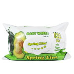 Spring Line Servetele umede cu capac 120 buc Avocado 