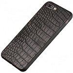 Carcasa premium din piele de crocodil pentru Iphone 6/6S Plus, Negru - Premium crocodile leather case for iPhone 6/6S plus, Black, undefined