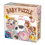 Puzzle D-Toys Baby Puzzle 6 in 1 - Animale de la ferma 18 piese