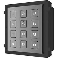 Modul de extensie videointerfon cu tastatura Hikvision DS-KD-KP; permite formarea codului de apartament sau a codului de acces;, Hikvision