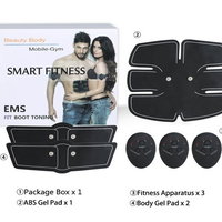 Aparat fitness cu electrostimulare pentru abdomen brate, talie si picioare, VendaMagConcept