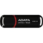 Memorie USB Adata USB 16GB 20/90 UV150 black USB 3.0, Scriere 20 MB/s, Citire 90 MB/s