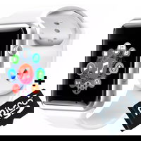 Smartwatch cu Telefon iUni A100i BT LCD 1.54 Inch Camera Rosu