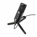 Pachet Audio-Technica ATR2500x Microfon USB cu Brat de prindere microfon, Audio-Technica